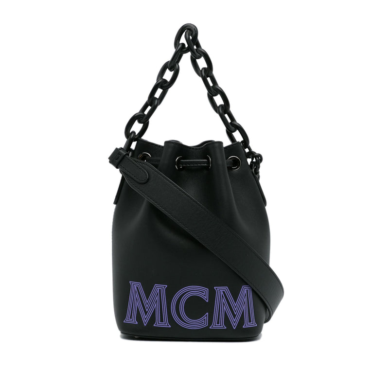 Mcm mini bucket bag hot sale