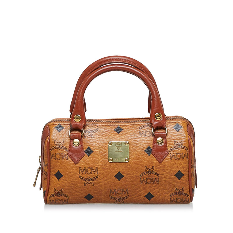 MCM Mini Visetos Satchel (SHG-VuAOYf)