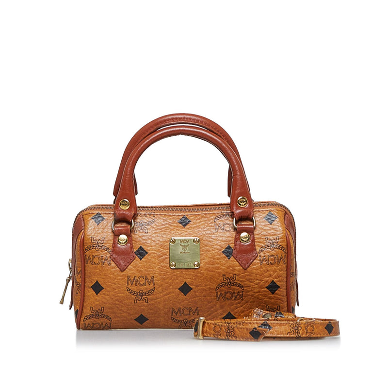 MCM Mini Visetos Satchel (SHG-VuAOYf)