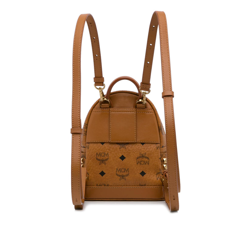 MCM Mini Visetos Stark Backpack (SHG-TeZbGw)