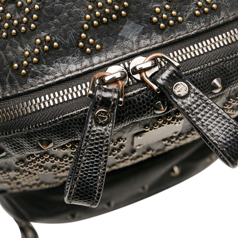 MCM Studded Leather Handbag (SHG-26924) – LuxeDH