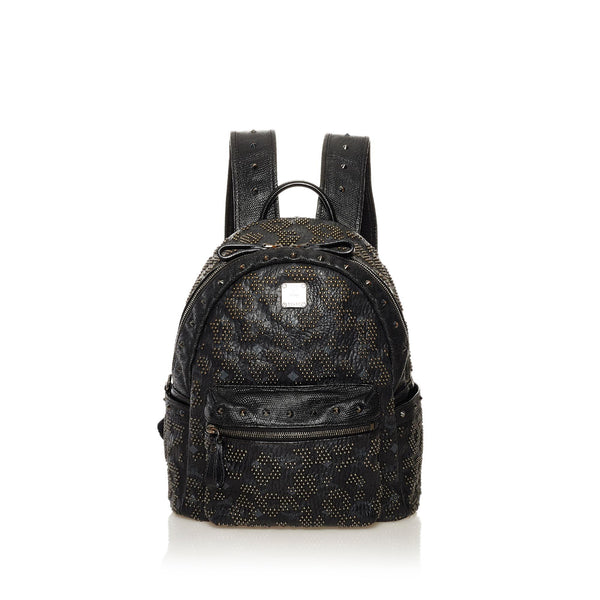 MCM Studded Leather Backpack (SHG-KhpOgC)