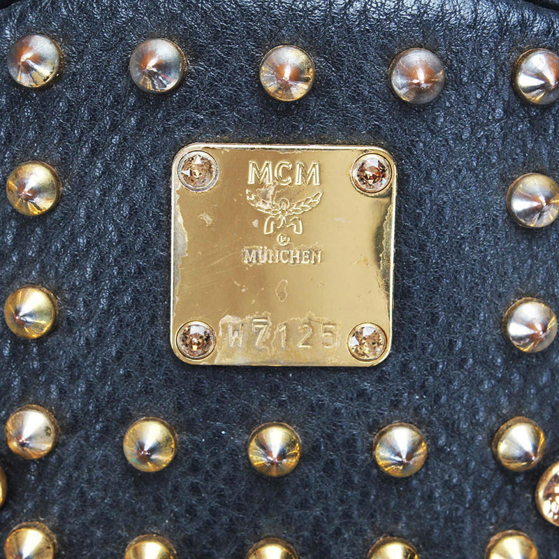 MCM Studded Leather Backpack (SHG-7Tu4xq)