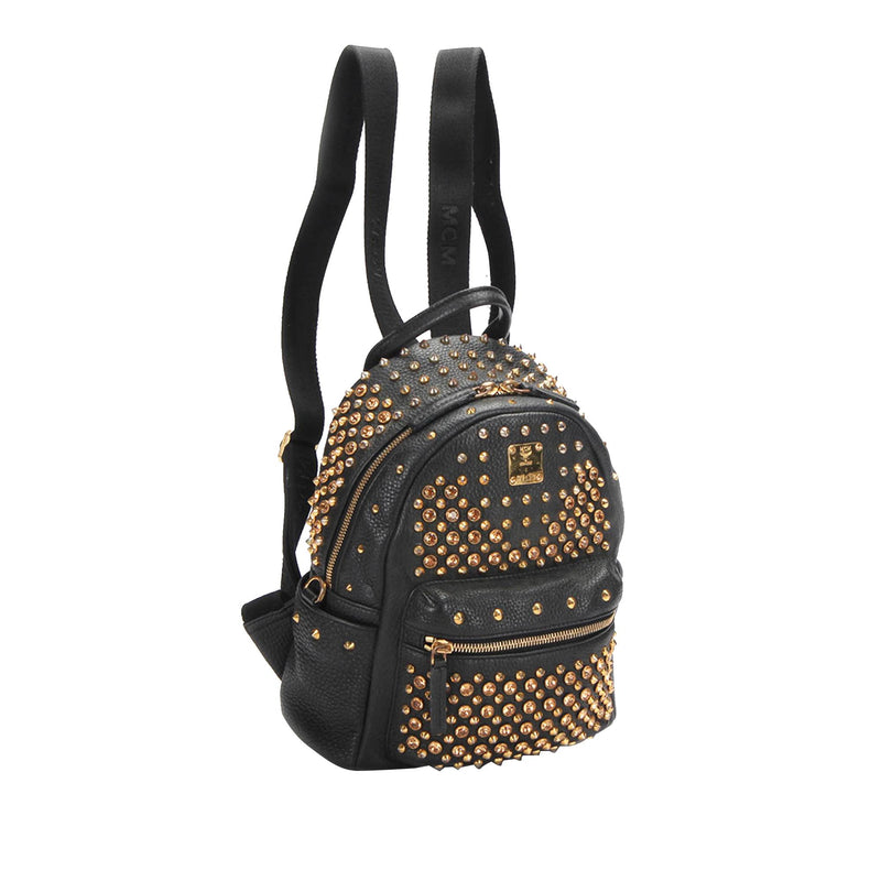 MCM Studded Leather Backpack (SHG-7Tu4xq)