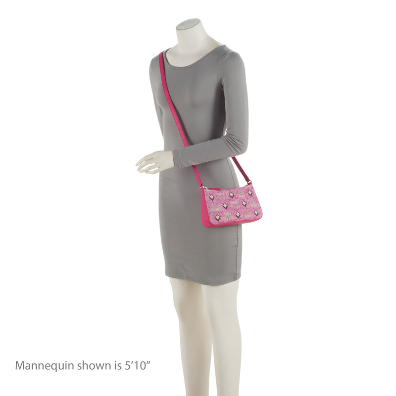 MCM Monogram Jacquard Aren Mini Shoulder Bag (SHF-vnSVT9) – LuxeDH