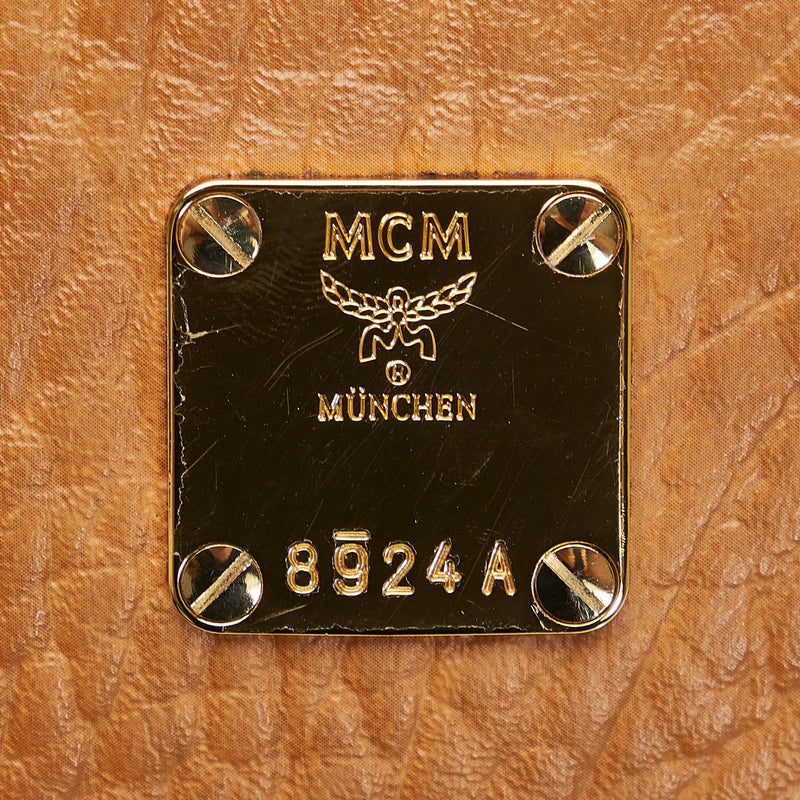 MCM Visetos Boston Bag (SHG-36664) – LuxeDH