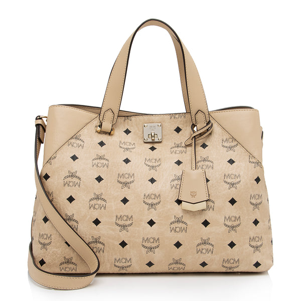 MCM Visetos Essential Medium Tote (SHF-7iqo2E)