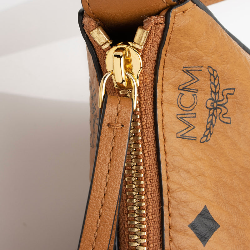 MCM Klara Monogram Leather Crossbody Pouch