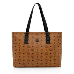 MCM Visetos Klassik Large Shopper Tote (SHF-ZdVOtR)