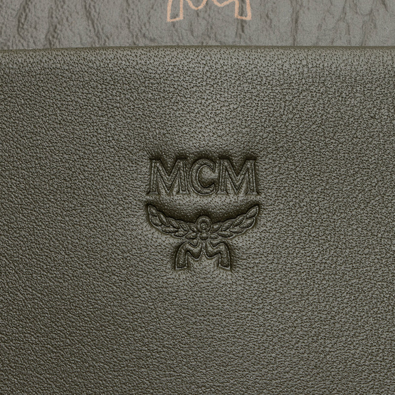 MCM Visetos Leather Aren Medium Hobo (SHF-zw1lPu)