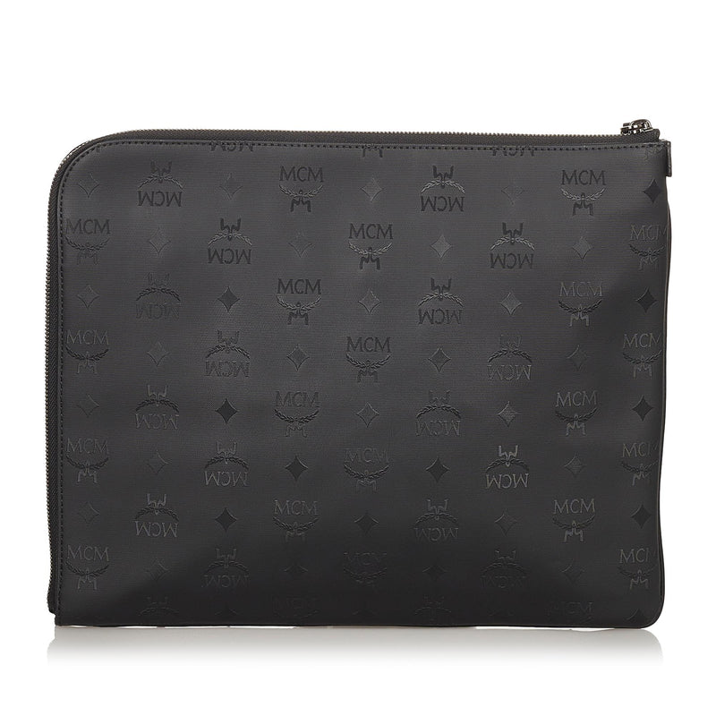 MCM Visetos Leather Clutch Bag (SHG-33162)