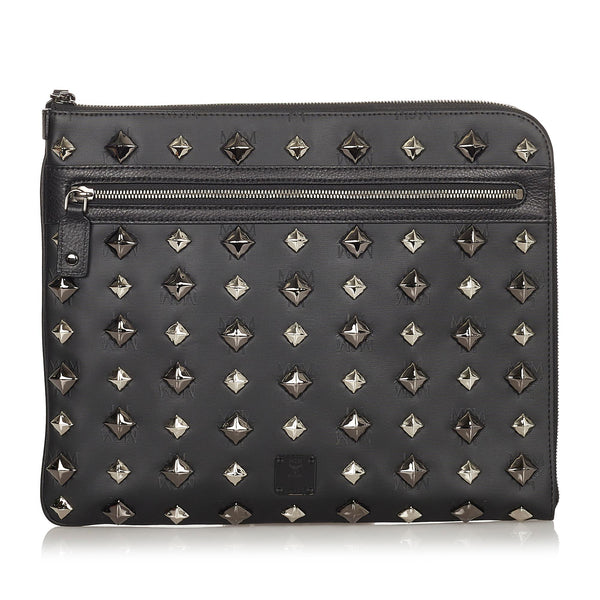 MCM Visetos Leather Clutch Bag (SHG-33162)