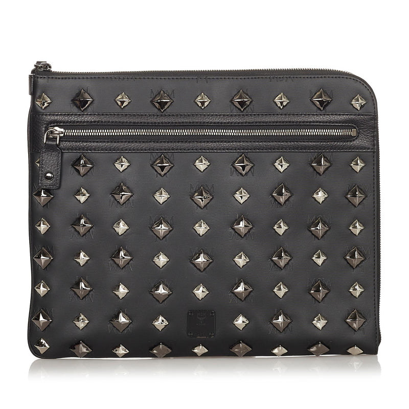 MCM Visetos Leather Clutch Bag (SHG-33162)