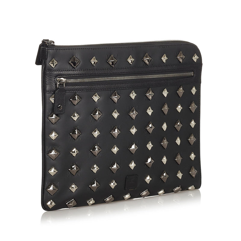 MCM Visetos Leather Clutch Bag (SHG-33162)