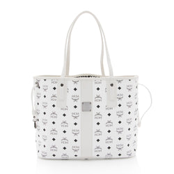 MCM Visetos Liz Reversible Medium Shopper Tote (SHF-XhcHsS)