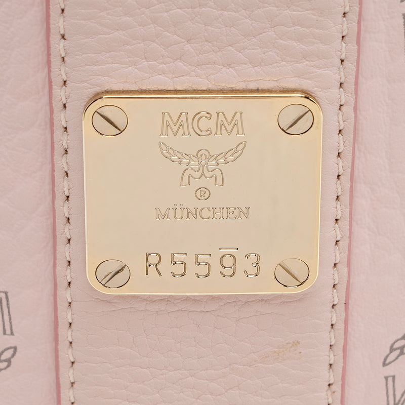 MCM Visetos Liz Reversible Medium Shopper Tote (SHF-6yhOZN)