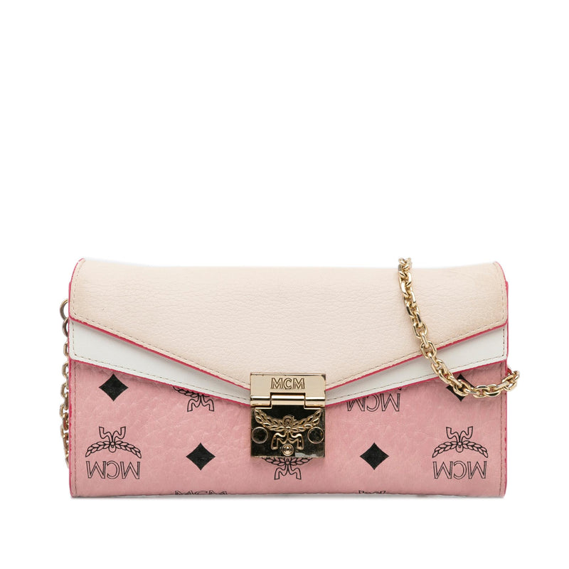 MCM Visetos Millie Flap Leather Crossbody Bag (SHG-iJDWDn)