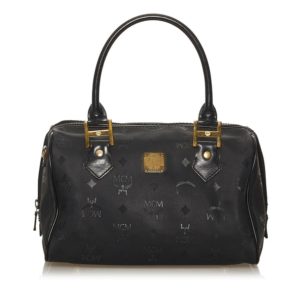 MCM Visetos Nylon Boston Bag (SHG-l9uR5N)