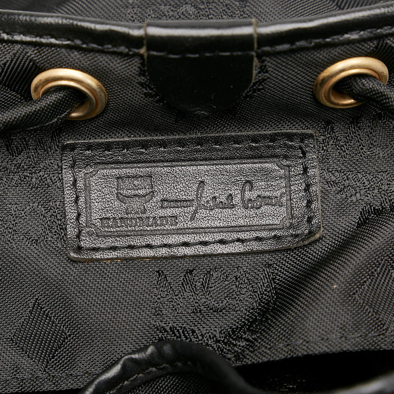 MCM Visetos Drawstring Flap Messenger Bag (SHF-23093) – LuxeDH