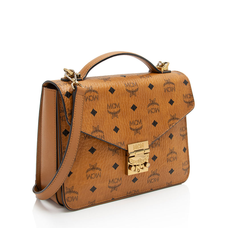 MCM Visetos Patricia Medium Satchel (SHF-cXh4vZ)