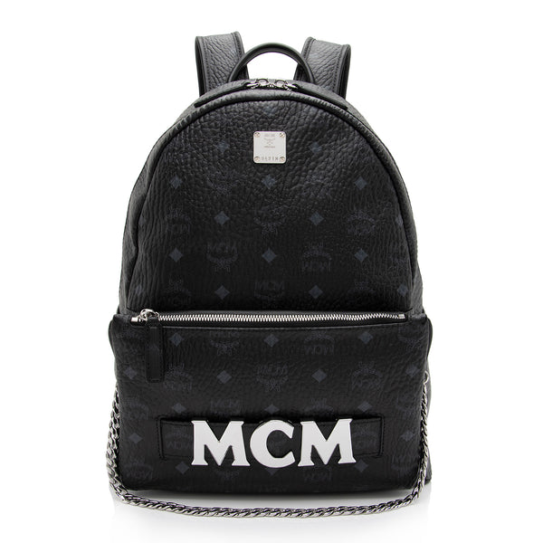 MCM Visetos Retro Trilogie Stark Medium Backpack (SHF-41MJYG)