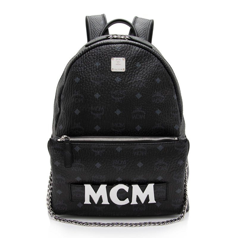 MCM Visetos Retro Trilogie Stark Medium Backpack (SHF-41MJYG)