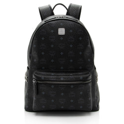 MCM Visetos Side Studs Stark Medium Backpack (SHF-iIYoLl)