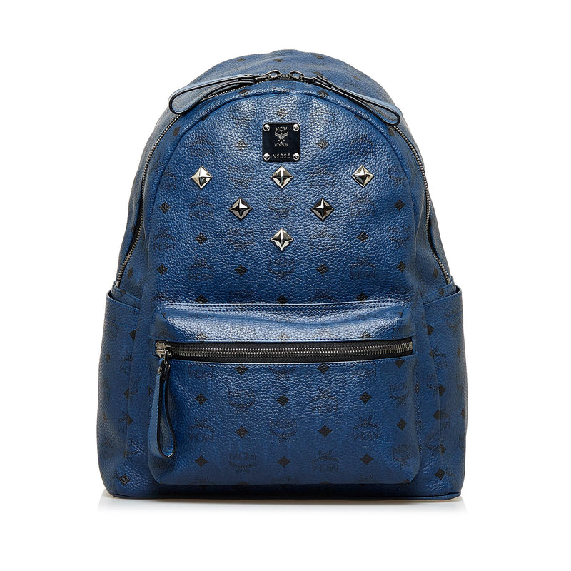 Mcm - Authenticated Handbag - Cloth Blue for Women, Never Worn