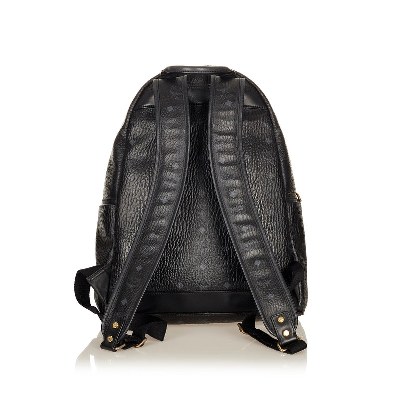 MCM Visetos Stark Leather Backpack (SHG-33871)