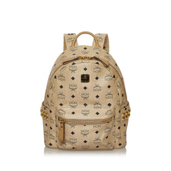 MCM Visetos Stark Leather Backpack (SHG-1hSWTO)