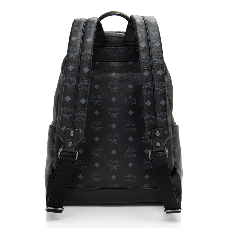 MCM Visetos Stark Studded Classic Backpack (SHF-waFiZL)