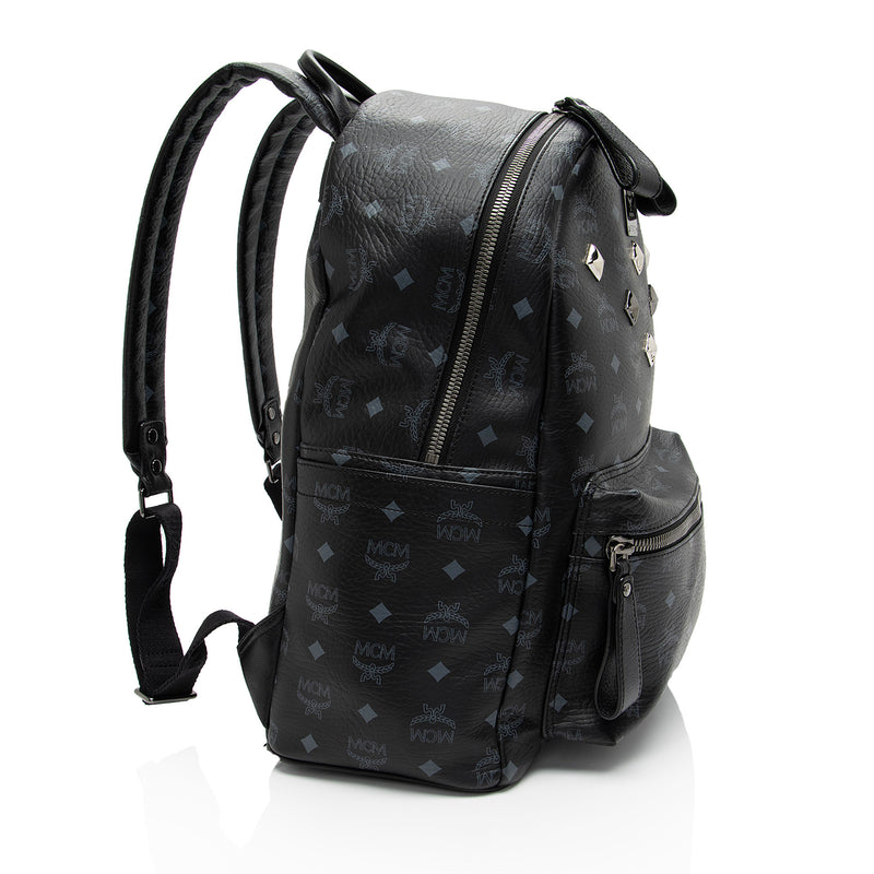 MCM Visetos Stark Studded Classic Backpack (SHF-waFiZL)