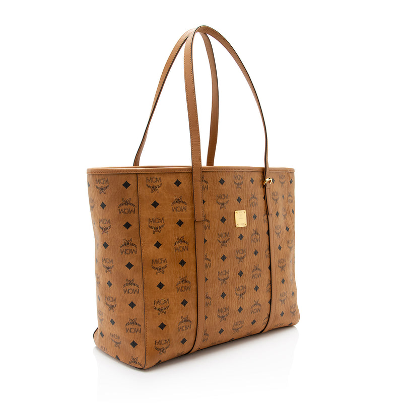 MCM Visetos Toni Medium Shopper Tote (SHF-eSeAjd)