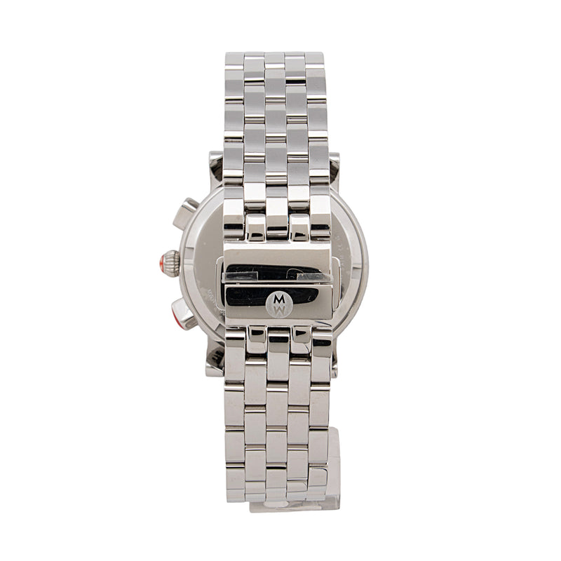 Michele Stainless Steel Diamond Sport Sail Chronograph Watch (SHF-YYKNvY)