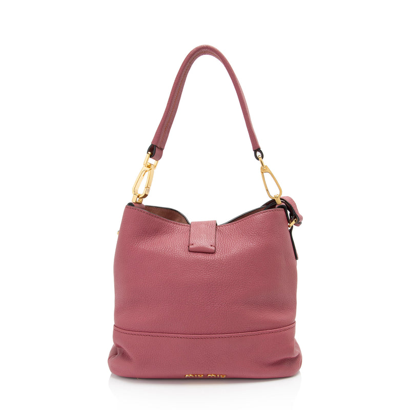 Miu Miu Goatskin Madras Hobo (SHF-PhWqD9)