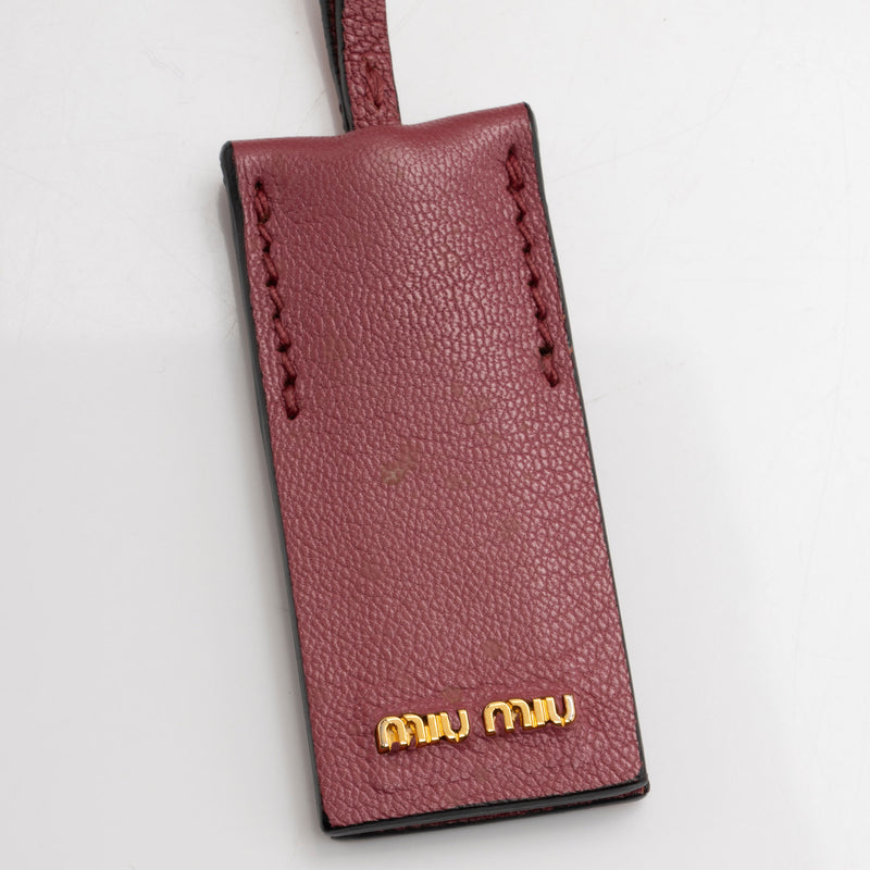 Miu Miu Goatskin Madras Hobo (SHF-PhWqD9)