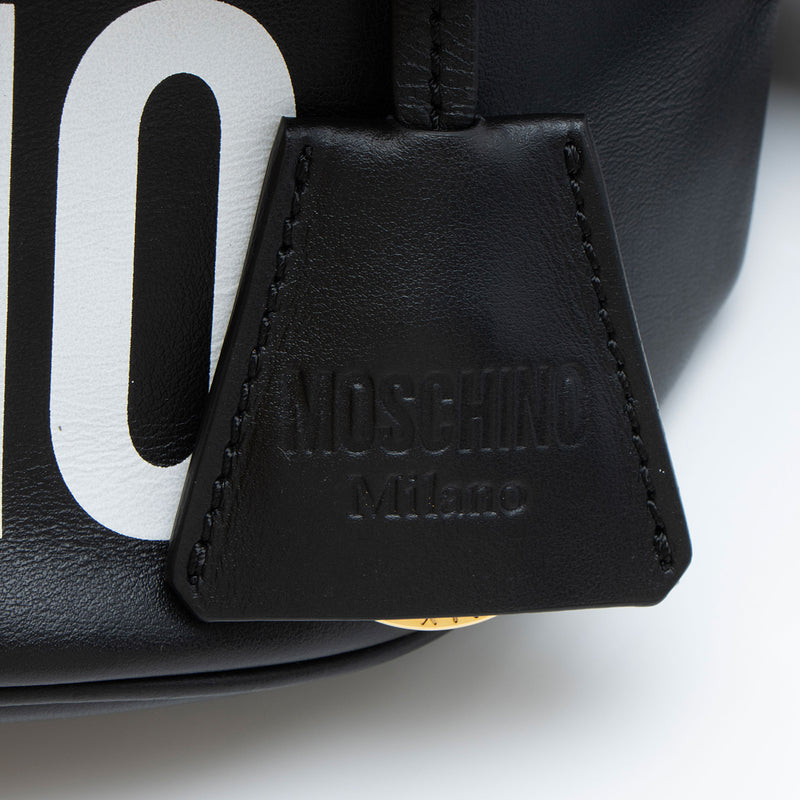 Moschino Leather Logo Belt Bag (SHF-ZVOthk)