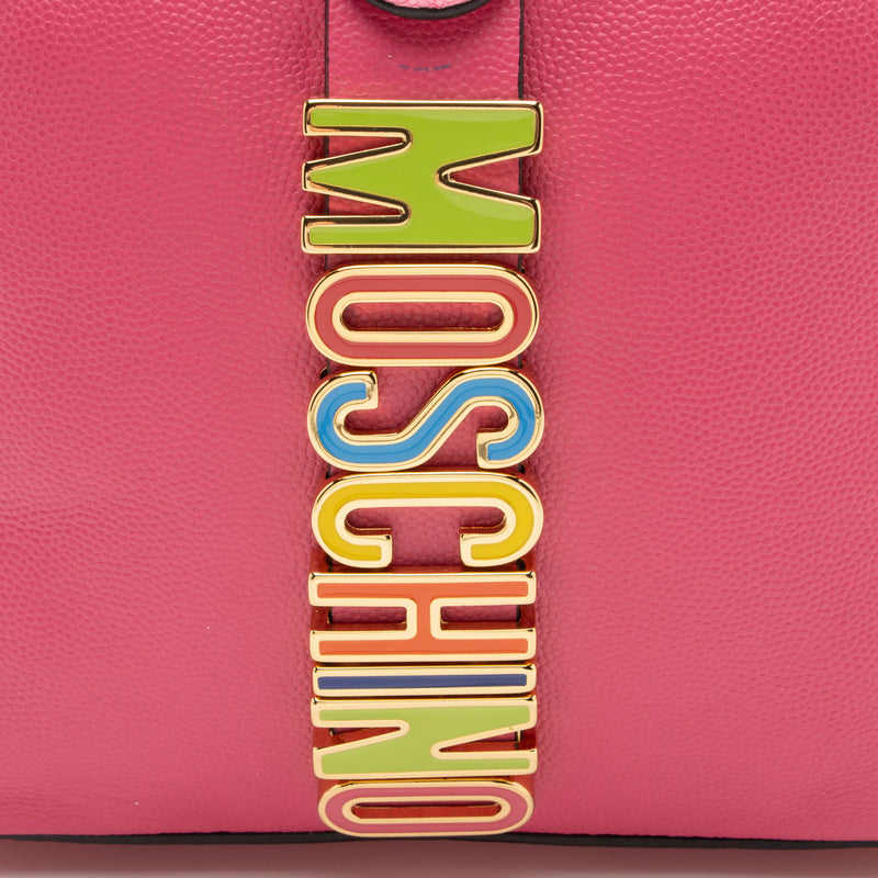 Moschino Leather Rainbow Letter Crossbody Bag SHF HDR0fr LuxeDH