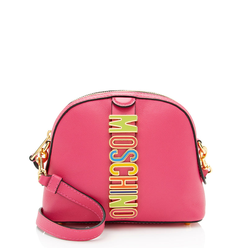 Moschino Leather Rainbow Letter Crossbody Bag SHF HDR0fr LuxeDH