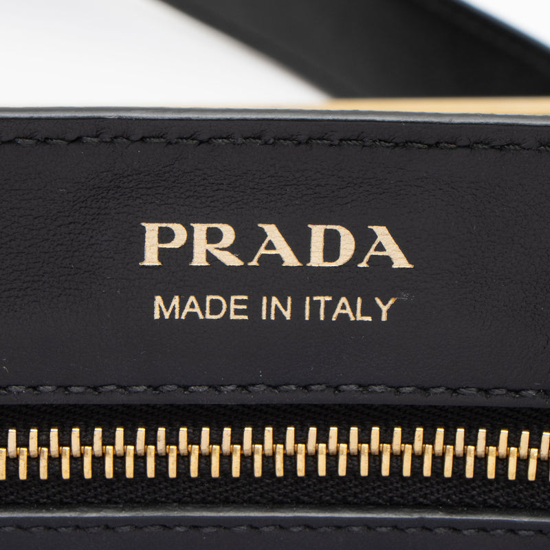 Prada Calfskin Cahier Top Handle (SHF-8JhaOh)