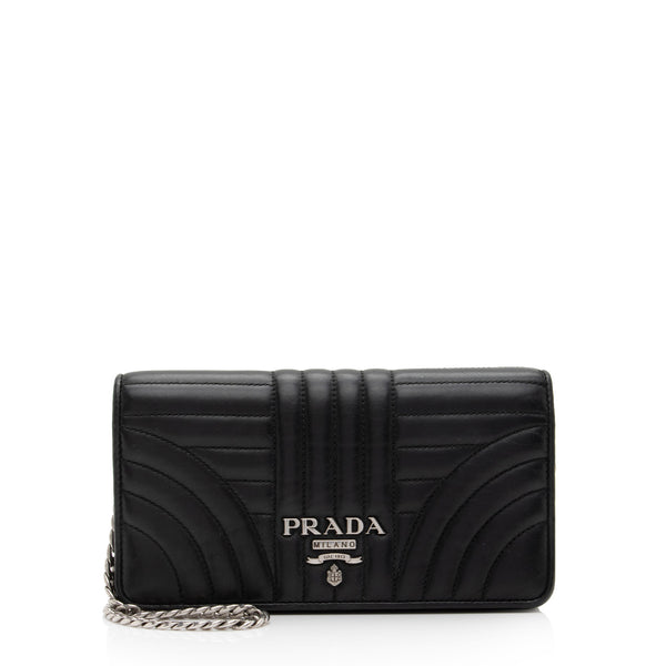 Prada quilted wallet on chain  Prada wallet on chain, Prada
