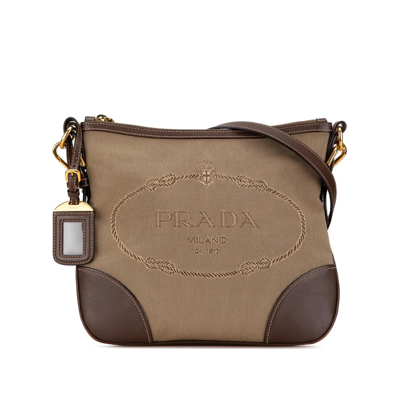 Prada Canapa Logo Crossbody (SHG-gAwAtS)