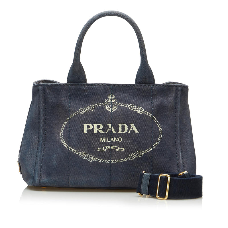 Prada Canapa Logo Satchel (SHG-V2kYKb) – LuxeDH