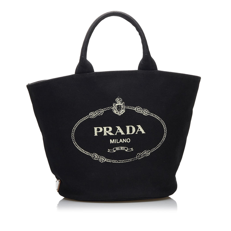 Prada Canapa Logo outlet Satchel