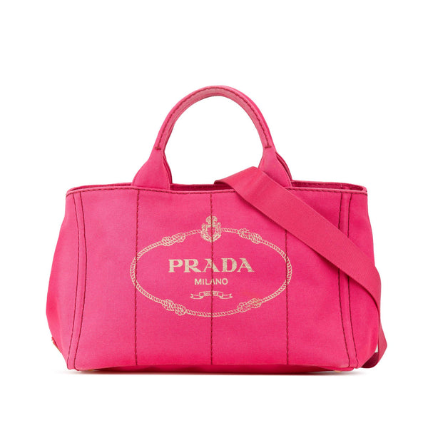 Prada Canapa Logo Satchel (SHG-A90ZCa)