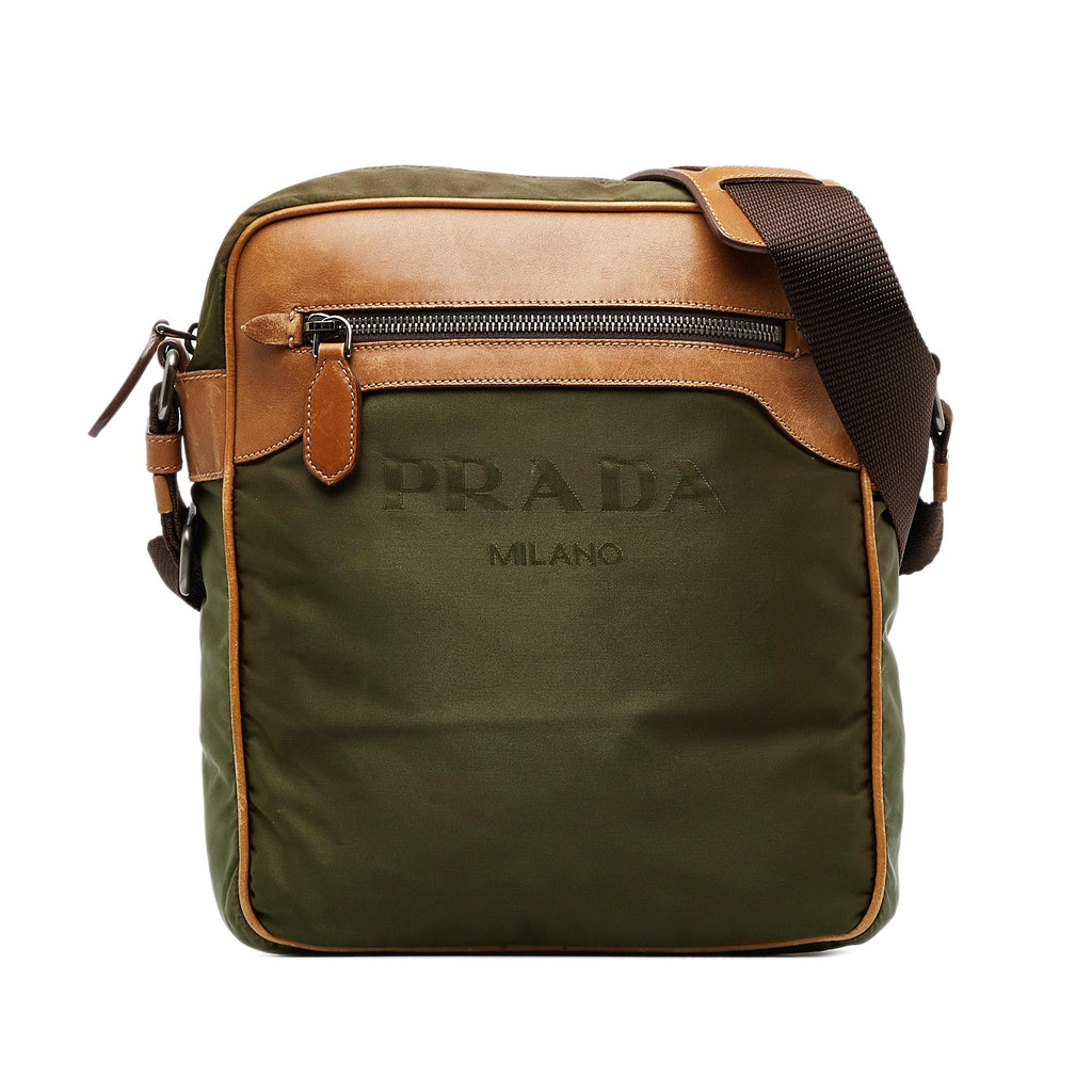 Prada Canapa Logo Crossbody Bag (SHG-33238) – LuxeDH