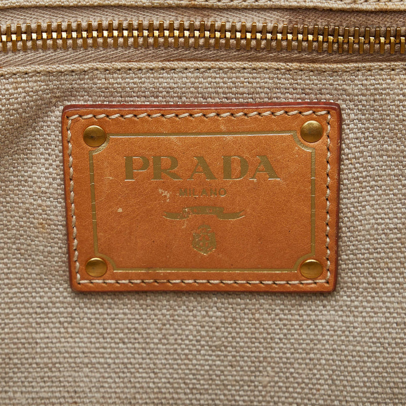 Prada Canapa Righe Handbag (SHG-rApUki)