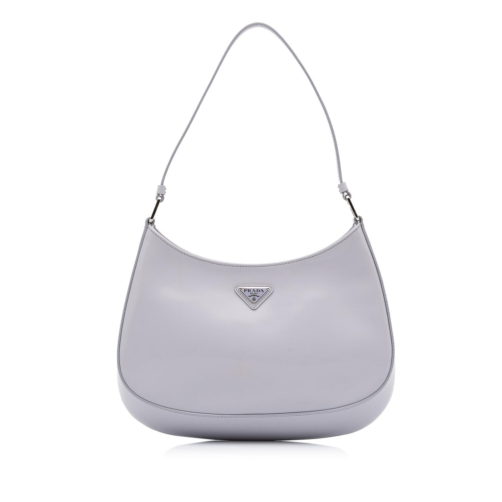 Prada, Bags, Prada Cleo White Bag Handbag Shoulder Purse Leather