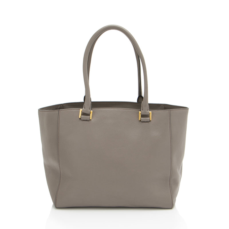 Prada Glace Calf Twin Pocket Tote (SHF-hyPjNV)