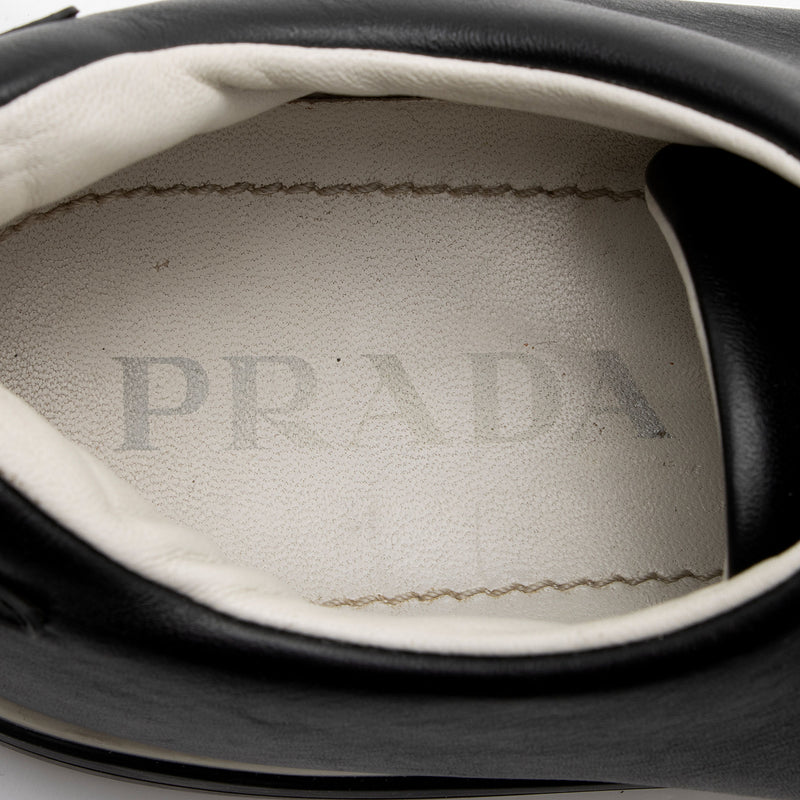 Prada Leather Macro Sneakers - Size 7 / 37 (SHF-GHar9i)